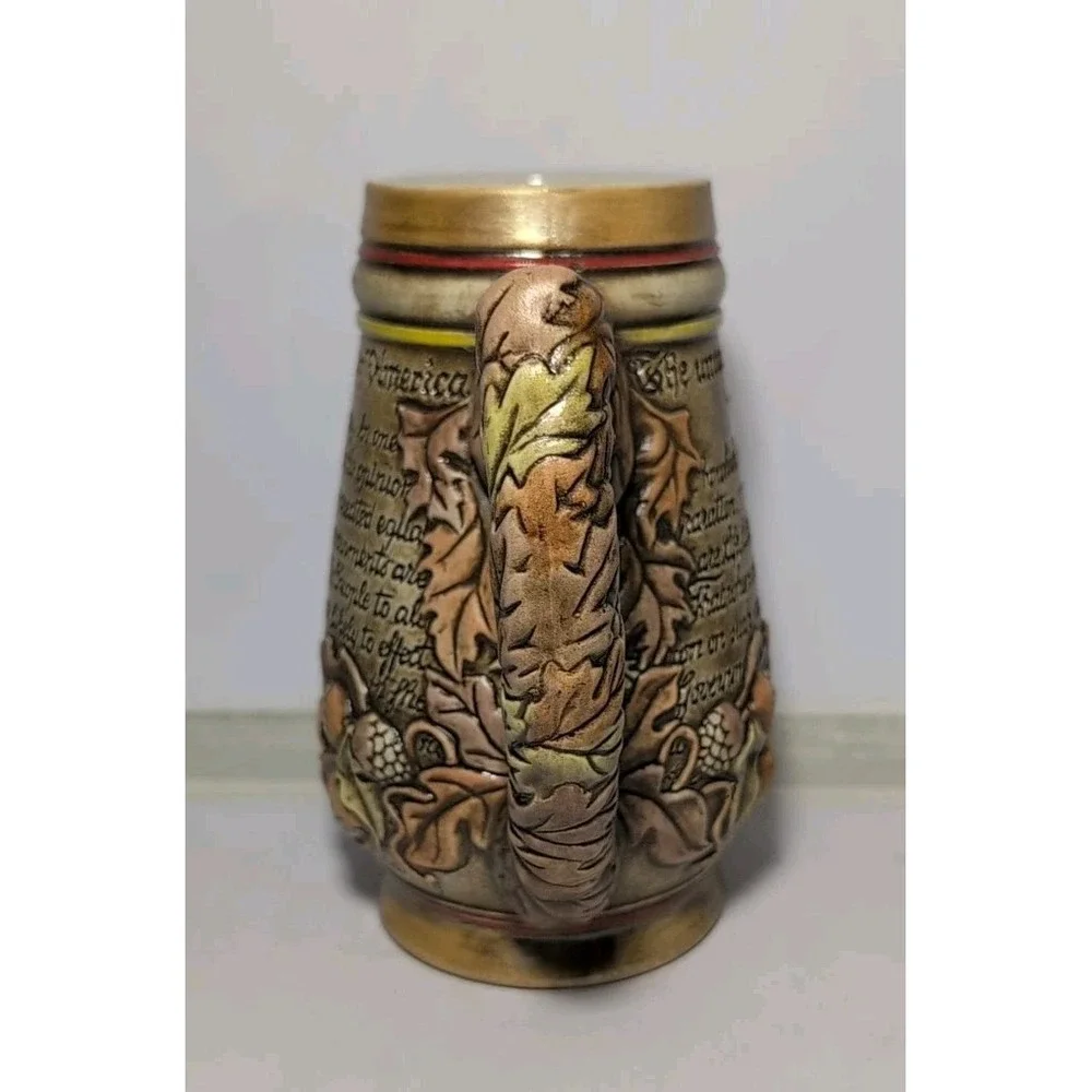 Vintage 1776 200 Years Anheuser Declaration Independence Ceramarte Beer Stein